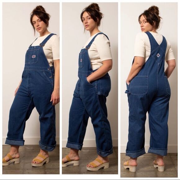 Big mac Authentic Workwear VTG Denim Bib Overalls - Picture 3 of 9